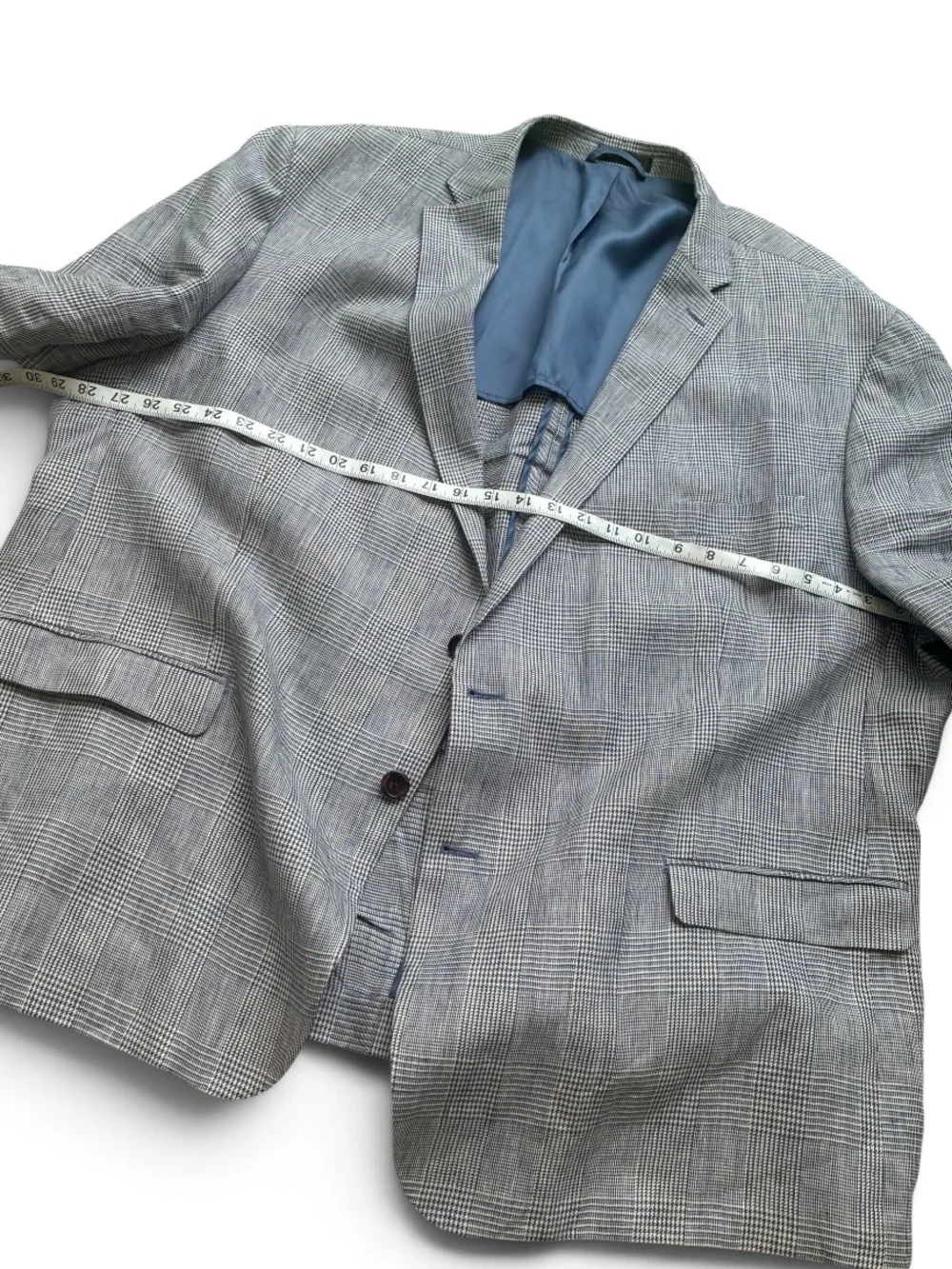 Lauren Classic Blue Glen Plaid Blazer